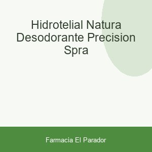 HIDROTELIAL NATURA DESODORANTE PRECISION SPRA