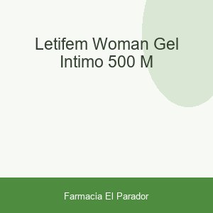 LETIFEM WOMAN GEL INTIMO 500 M