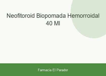 NEOFITOROID BIOPOMADA HEMORROIDAL  40 ML