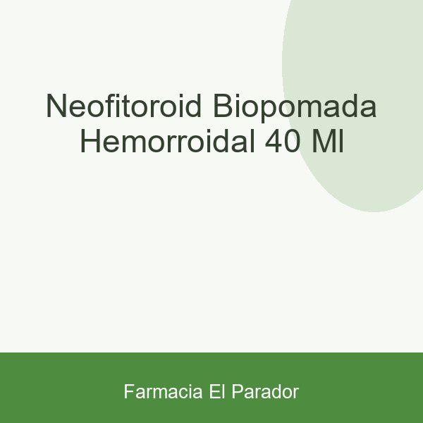 NEOFITOROID BIOPOMADA HEMORROIDAL  40 ML