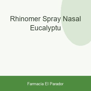 RHINOMER SPRAY NASAL EUCALYPTU