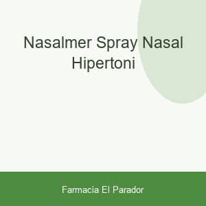 NASALMER SPRAY NASAL HIPERTONI