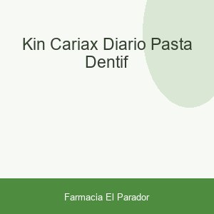 KIN CARIAX DIARIO PASTA DENTIF