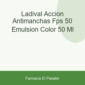 LADIVAL ACCION ANTIMANCHAS FPS 50 EMULSION  COLOR 50 ML