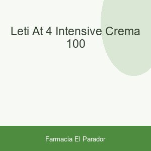 LETI AT-4 INTENSIVE CREMA 100