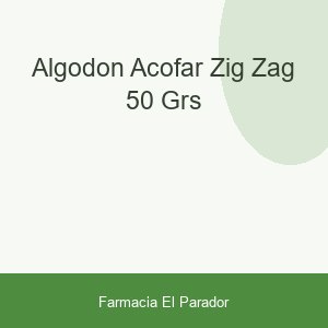 ALGODON ACOFAR ZIG-ZAG  50 GRS