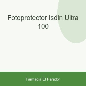 FOTOPROTECTOR ISDIN ULTRA 100