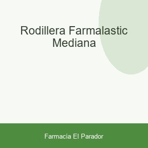 RODILLERA FARMALASTIC MEDIANA