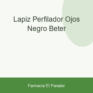 LAPIZ PERFILADOR OJOS NEGRO BETER