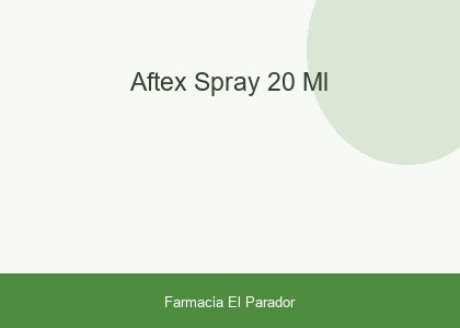 AFTEX SPRAY 20 ML