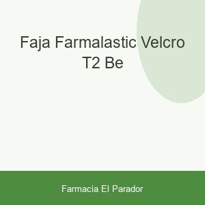 FAJA FARMALASTIC VELCRO T.2 BE