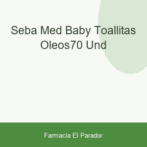 SEBA MED BABY TOALLITAS OLEOS70 UND