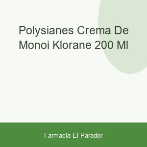 POLYSIANES CREMA DE MONOI KLORANE 200 ML
