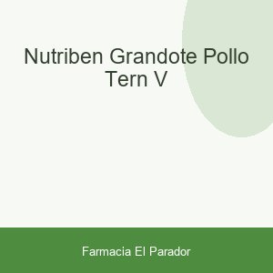 NUTRIBEN GRANDOTE POLLO/TERN/V