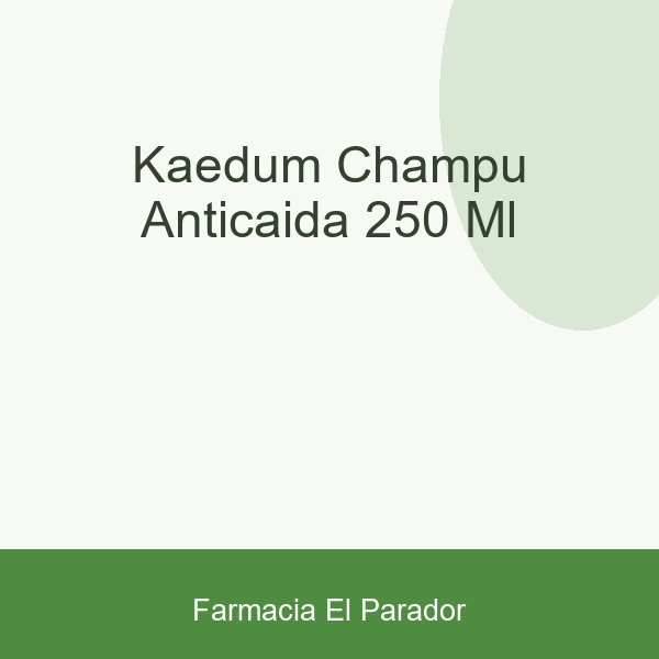 KAEDUM CHAMPU ANTICAIDA 250 ML