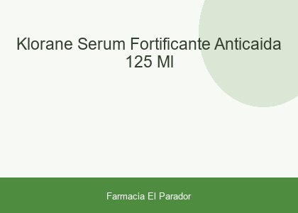 KLORANE SERUM FORTIFICANTE ANTICAIDA  125 ML