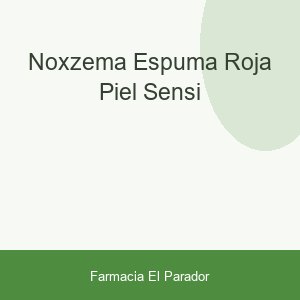 NOXZEMA ESPUMA ROJA PIEL SENSI