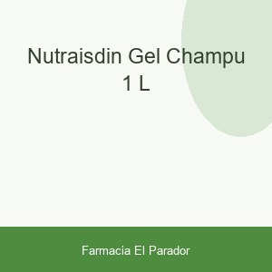 NUTRAISDIN GEL CHAMPU  1 L