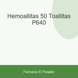 HEMOALLITAS 50 TOALLITAS P640