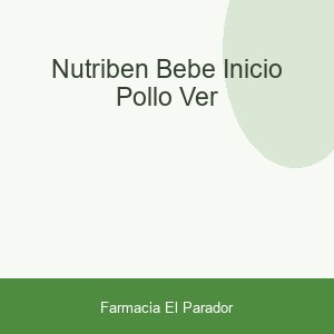 NUTRIBEN BEBE INICIO POLLO VER