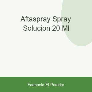 AFTASPRAY SPRAY SOLUCION 20 ML