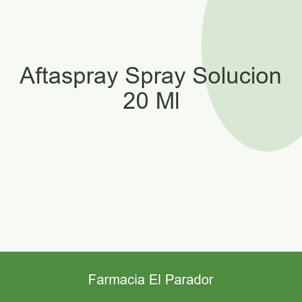 AFTASPRAY SPRAY SOLUCION 20 ML