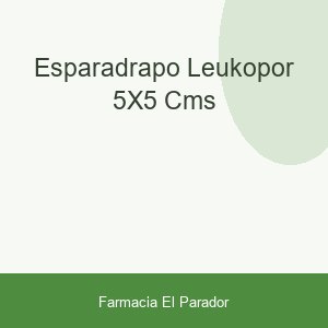 ESPARADRAPO LEUKOPOR 5X5 CMS