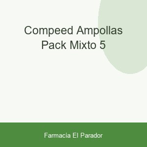 COMPEED AMPOLLAS PACK MIXTO 5