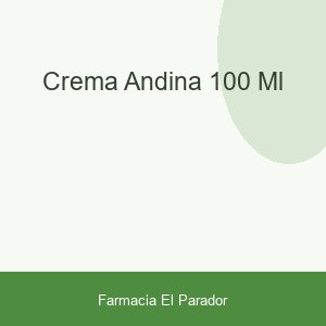 CREMA ANDINA 100 ML