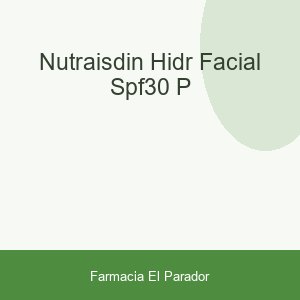 NUTRAISDIN HIDR FACIAL SPF30 P