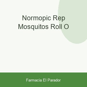 NORMOPIC REP. MOSQUITOS ROLL-O