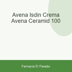 AVENA ISDIN CREMA AVENA CERAMID 100