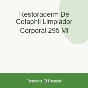 RESTORADERM DE CETAPHIL LIMPIADOR CORPORAL  295 ML