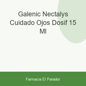 GALENIC NECTALYS CUIDADO OJOS DOSIF. 15 ML.
