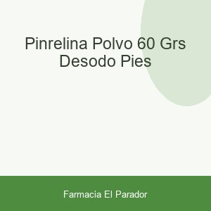 PINRELINA POLVO 60 GRS. DESODO PIES