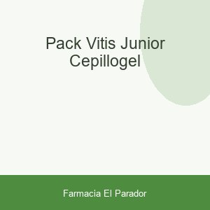 PACK VITIS JUNIOR CEPILLOGEL