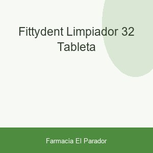FITTYDENT LIMPIADOR 32 TABLETA