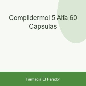 COMPLIDERMOL 5 ALFA 60 CAPSULAS