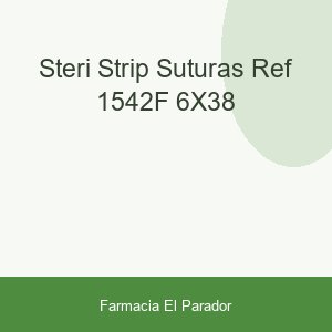 STERI-STRIP SUTURAS REF 1542F 6X38