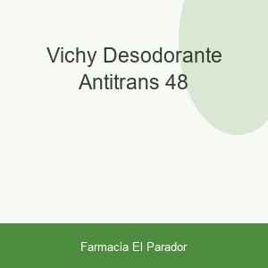 VICHY DESODORANTE ANTITRANS 48