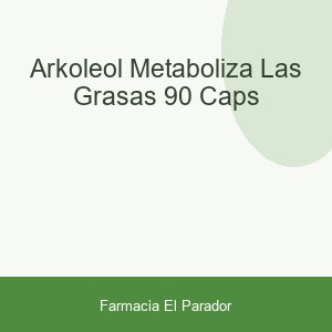 ARKOLEOL METABOLIZA LAS GRASAS  90 CAPS