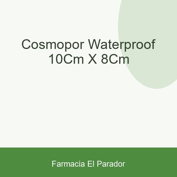 COSMOPOR WATERPROOF 10CM X 8CM