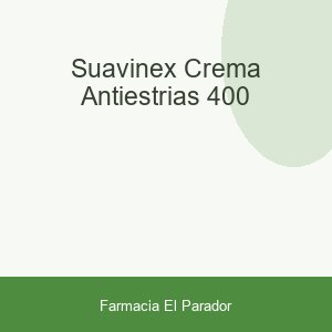 SUAVINEX CREMA ANTIESTRIAS 400