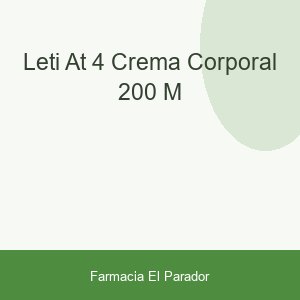 LETI AT-4 CREMA CORPORAL 200 M