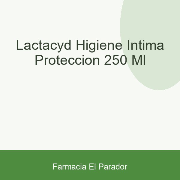 LACTACYD HIGIENE INTIMA PROTECCION  250 ML