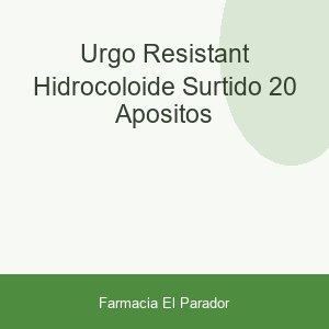 URGO RESISTANT HIDROCOLOIDE SURTIDO 20 APOSITOS
