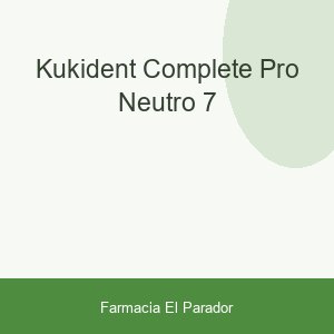 KUKIDENT COMPLETE PRO NEUTRO 7