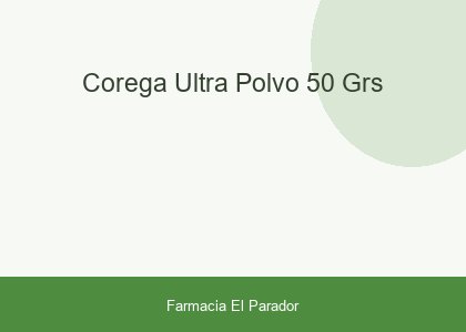 COREGA ULTRA POLVO  50 GRS