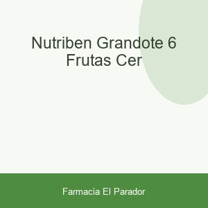 NUTRIBEN GRANDOTE 6 FRUTAS/CER