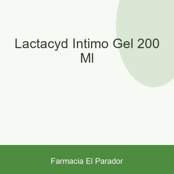 LACTACYD INTIMO GEL 200 ML.